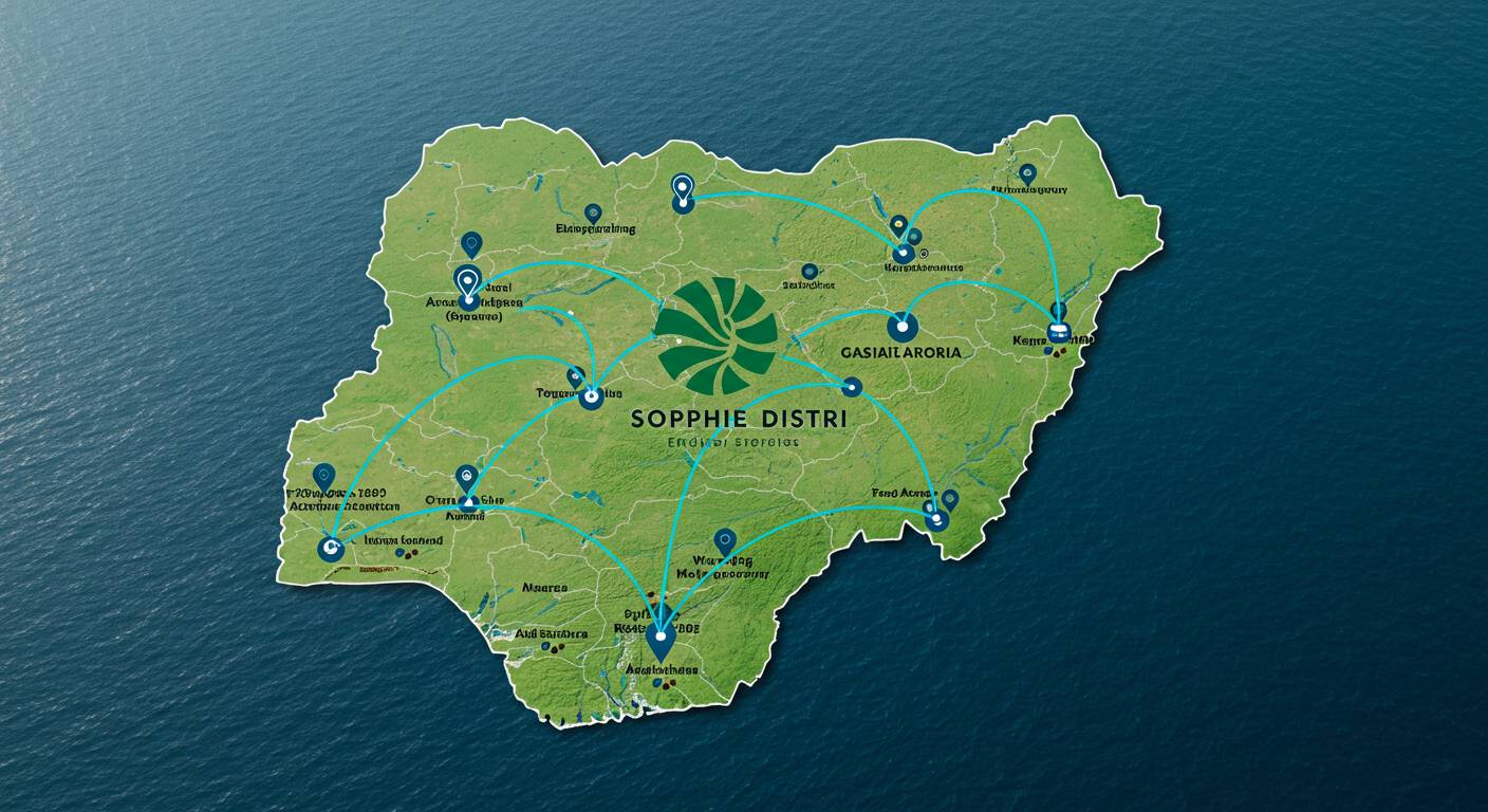 Sophie Distri Nigeria Distribution Network Map