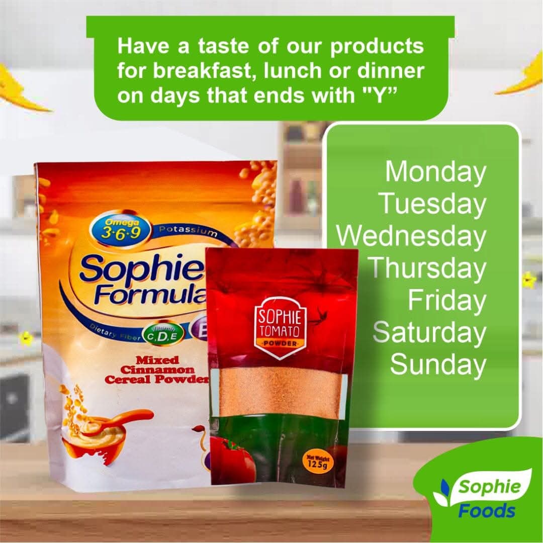Sophie Foods Daily Products - Have a taste for breakfast, lunch or dinner